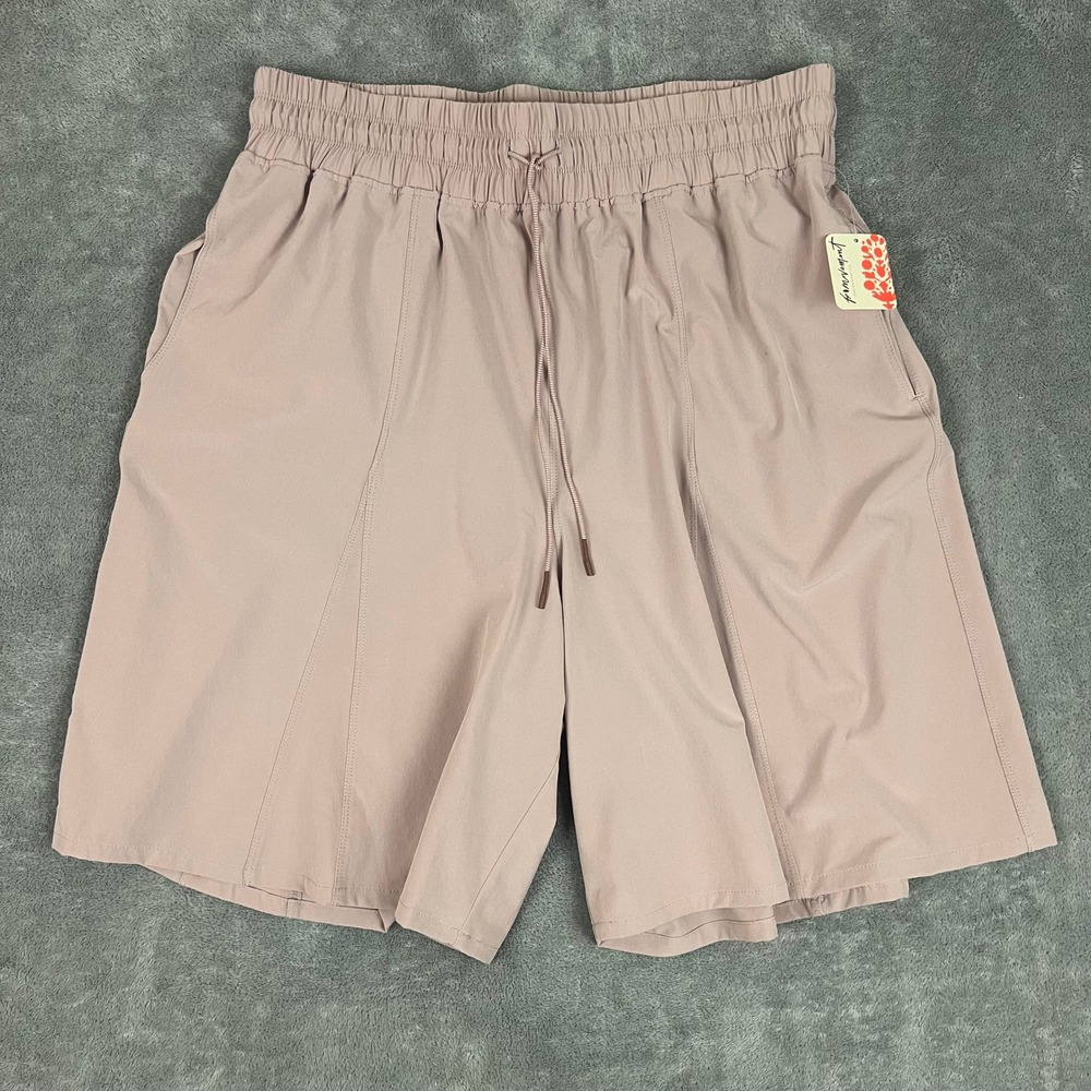 Free People Movement Active Shorts Womens L Light Pink Performance NWT‎